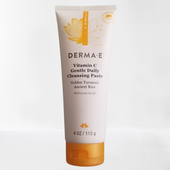 DERMA E Vitamin C 3 in 1 Gentle Daily Cleansing Paste NWT - Picture 2 of 8